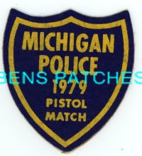 MICHIGAN,MICHIGAN POLICE PISTOL MATCH 1979 1